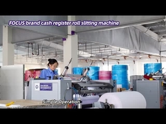 FOCUS 브랜드 현금 등록 롤 슬리팅 기계 35-100m/min