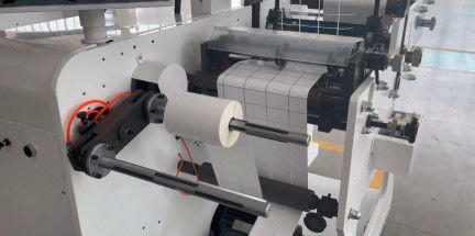 Automatic Wave Label Rotary Die Cutting Machine with Turret Rewind