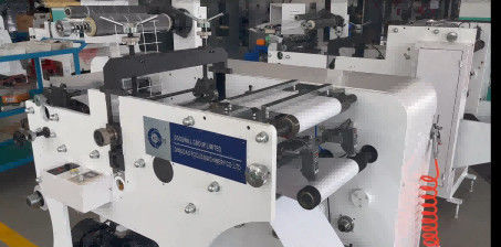 Fully Automatic Label Slitting Rewinding Machine for Blank Stickers, 70m/min