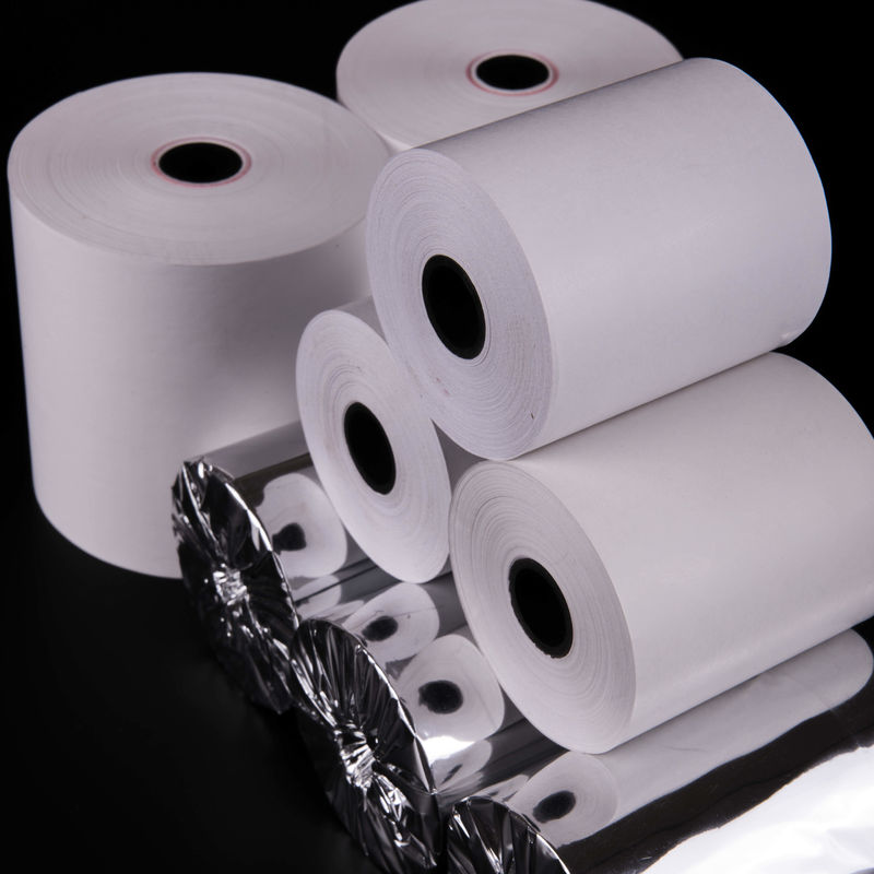 640mm*6000m/1035mm*1200m/800mm*1500m Focus Thermal Paper For Cash Register POS Printer