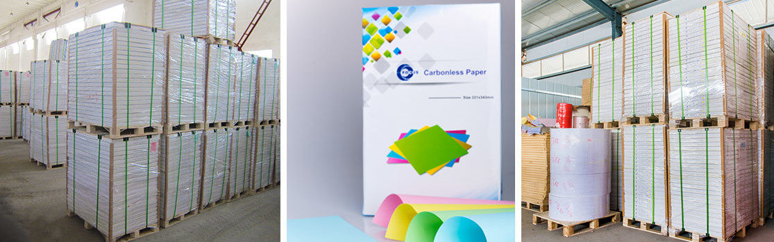 Focus Brand Carbonless NCR Paper Blue / Black Imaging Carbonless Paper