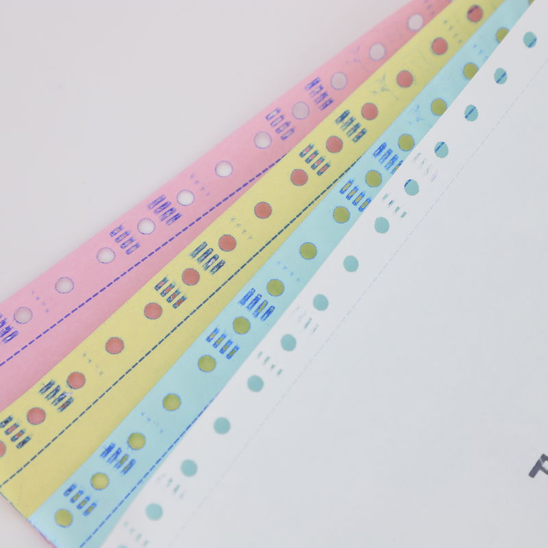 100% Virgin Wood Pulp A Grade Blue/Black Image Carbonless Paper For Commercial Bill