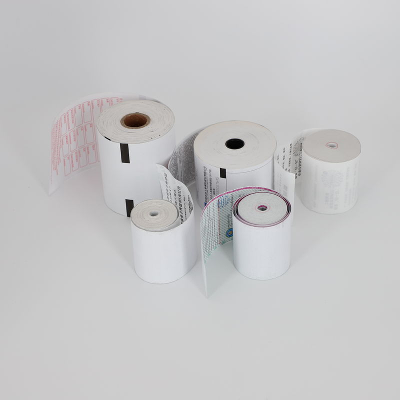 Custom Pre Printed 80mm Thermal Paper Roll High Brightness Free Sample Available