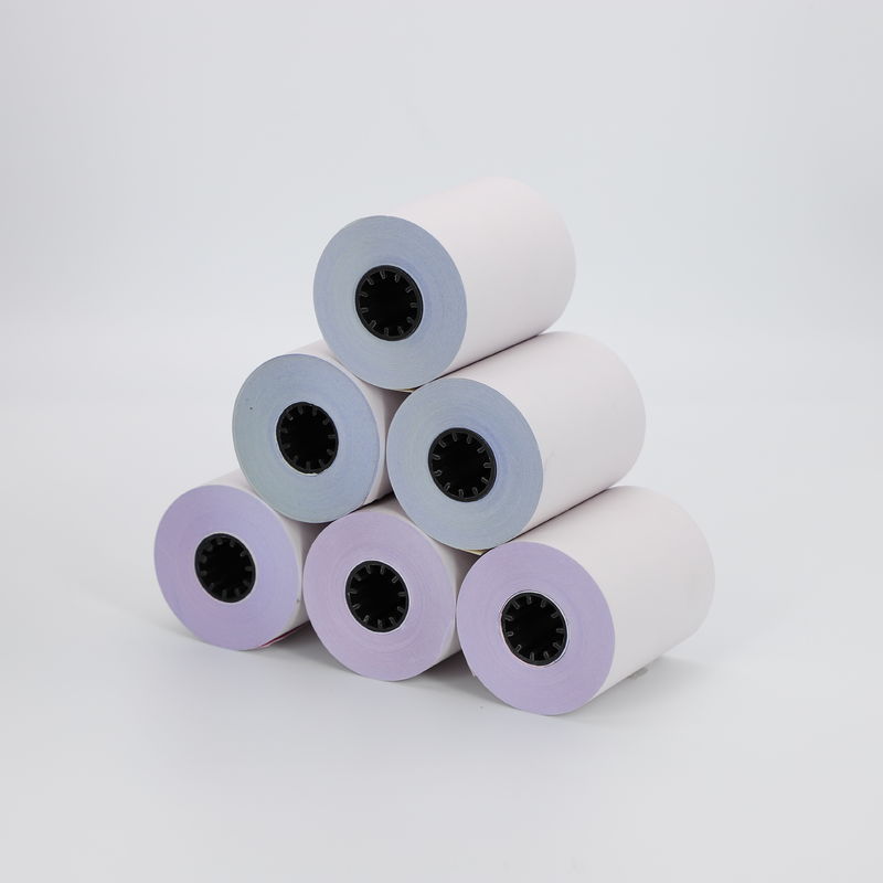 100% Virgin Wood Pulp Black Image Thermal Paper Maximum Smoothness Good Evenness