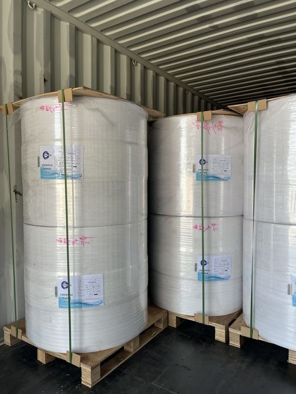 Grade A 100% Virgin Wood Pulp Jumbo Thermal Paper Roll for Back Printing