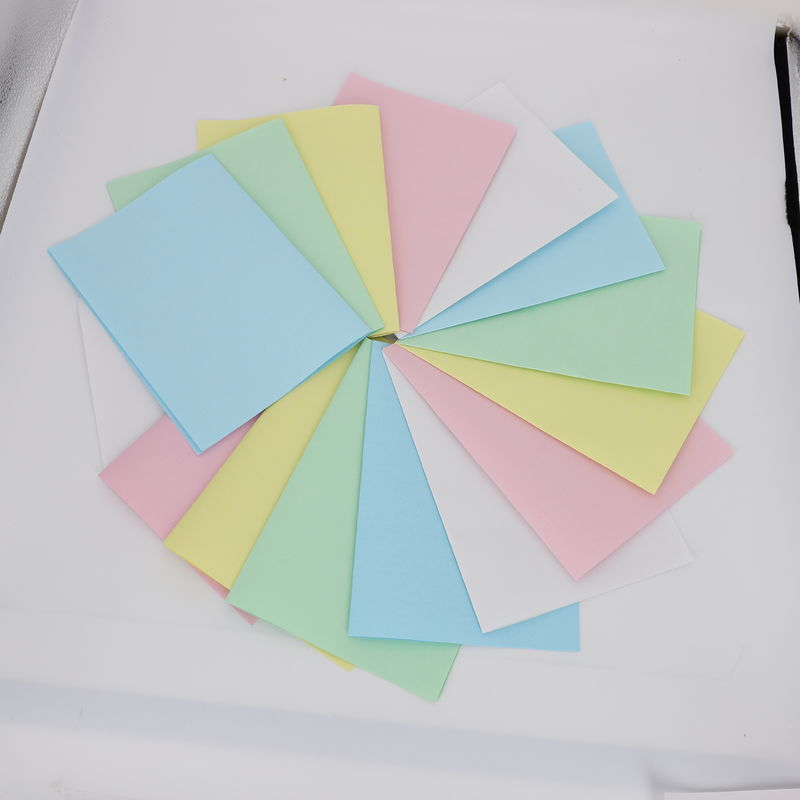 High-stiffness carbonless NCR paper made from 100% virgin wood pulp