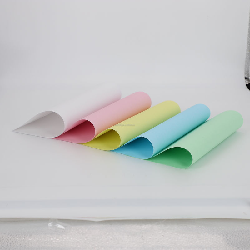 NCR Paper carbonless copy paper enabling creation of duplicate business forms receipts and invoices without carbon paper