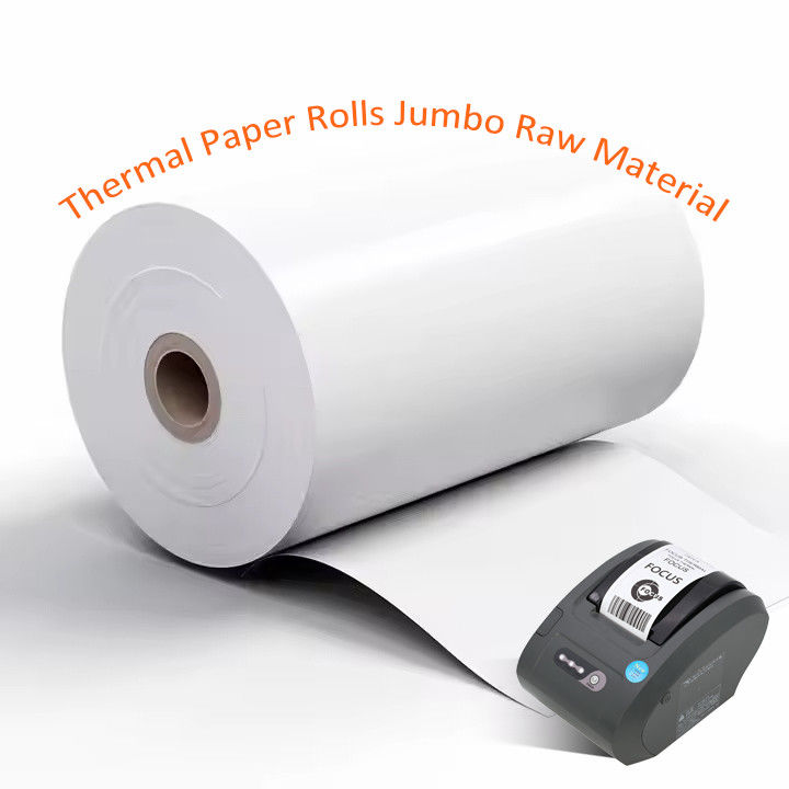 Long Lasting Print Thermal Paper Jumbo Roll Grammage 45gsm / 48 Gsm / 55gsm / 60gsm / 65 Gsm