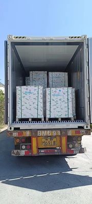 NCR 복사 종이 A등급 작은 검은색 / 파란색 이미지 50/55/75GSM 탄소 없는 종이