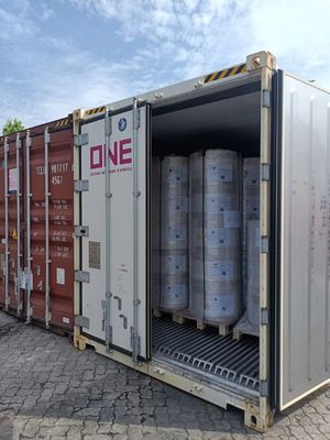 초점 브랜드 검은색 화상 감열지 대형롤 신용없는 증권 80*60mm